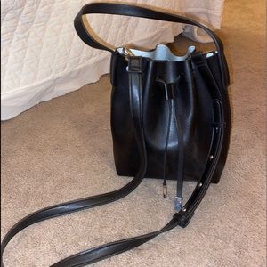 Black Drawstring Purse
